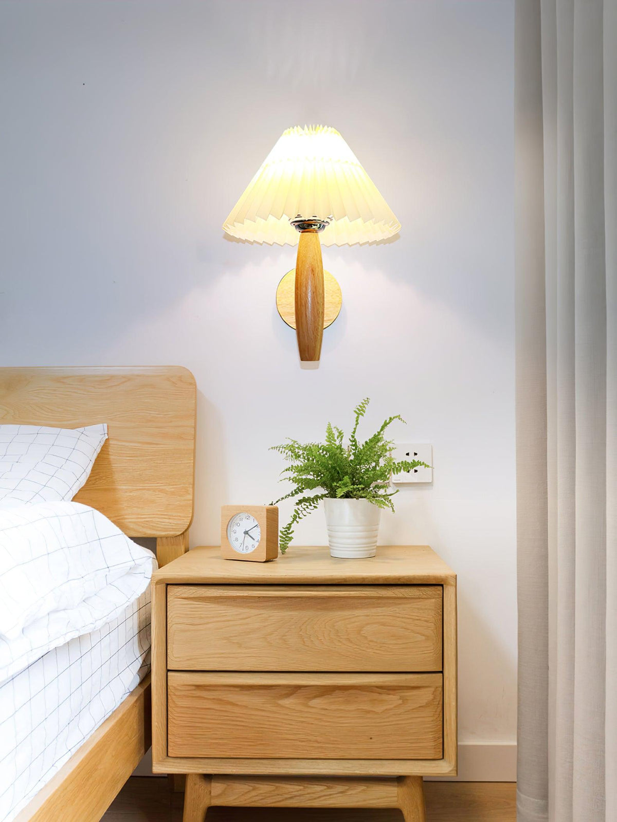 Lincoln Applique Murale Moderne en Bois
