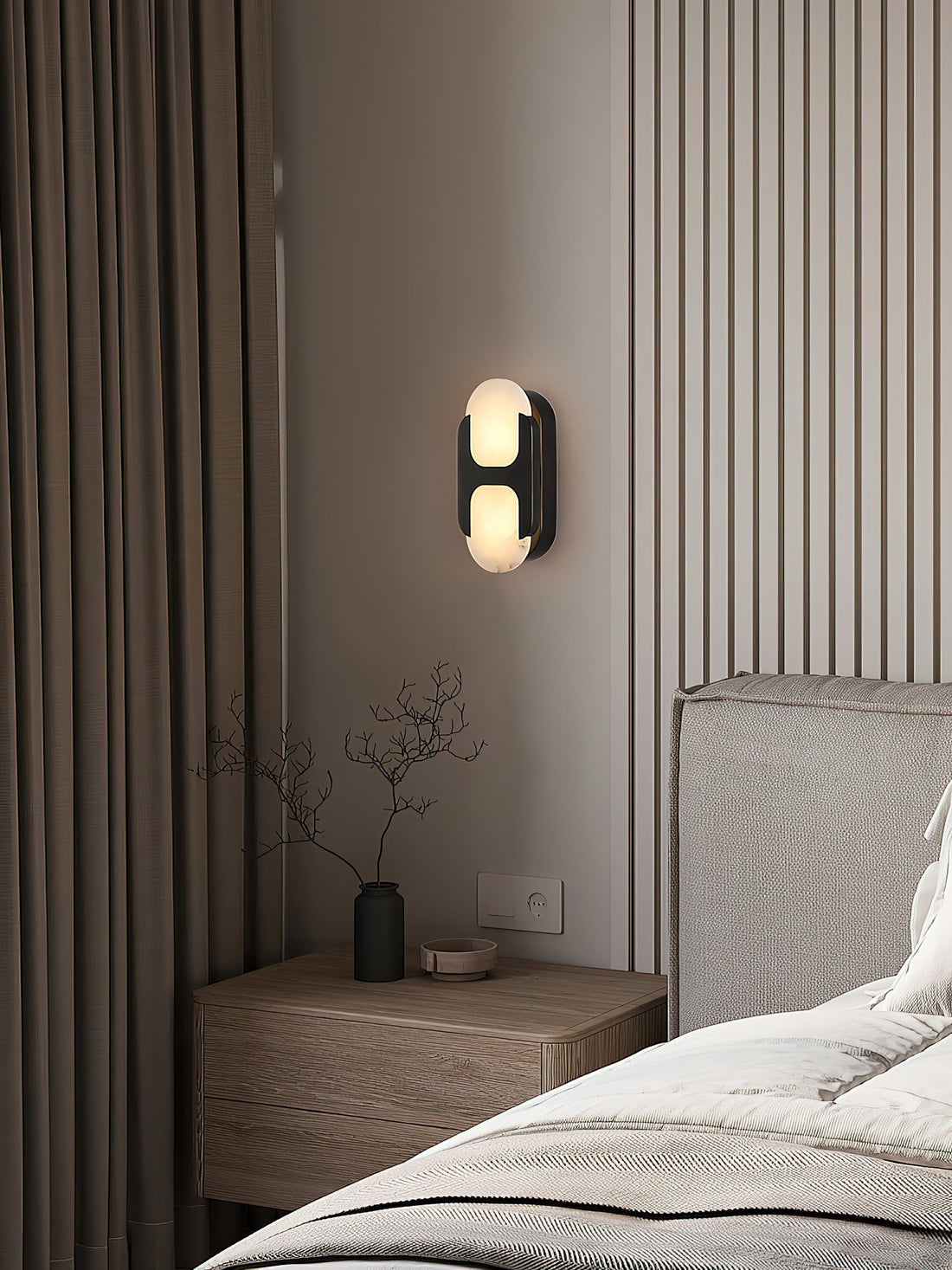 Lylaearis Applique Murale Moderne Minimaliste en Albâtre