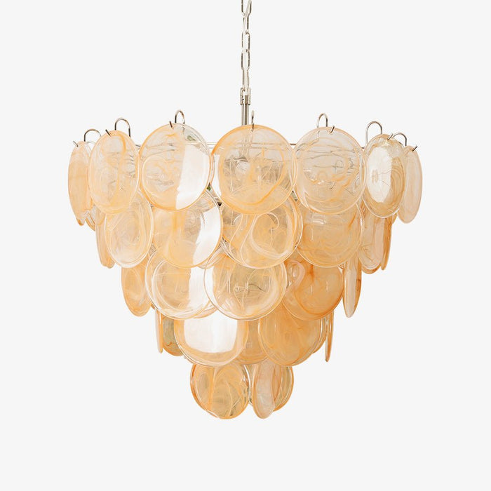 Aurora Lustre Murano Verre Disque Classique
