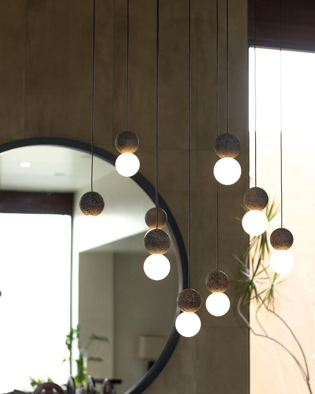 Gemma Suspension Moderne en Ciment