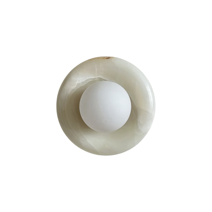 Aursilos Applique Murale Verre Jade Blanc Art Nordique Premium