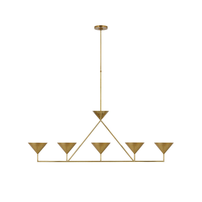 Ulveleth Lustre Métal Linéaire Minimaliste Moderne