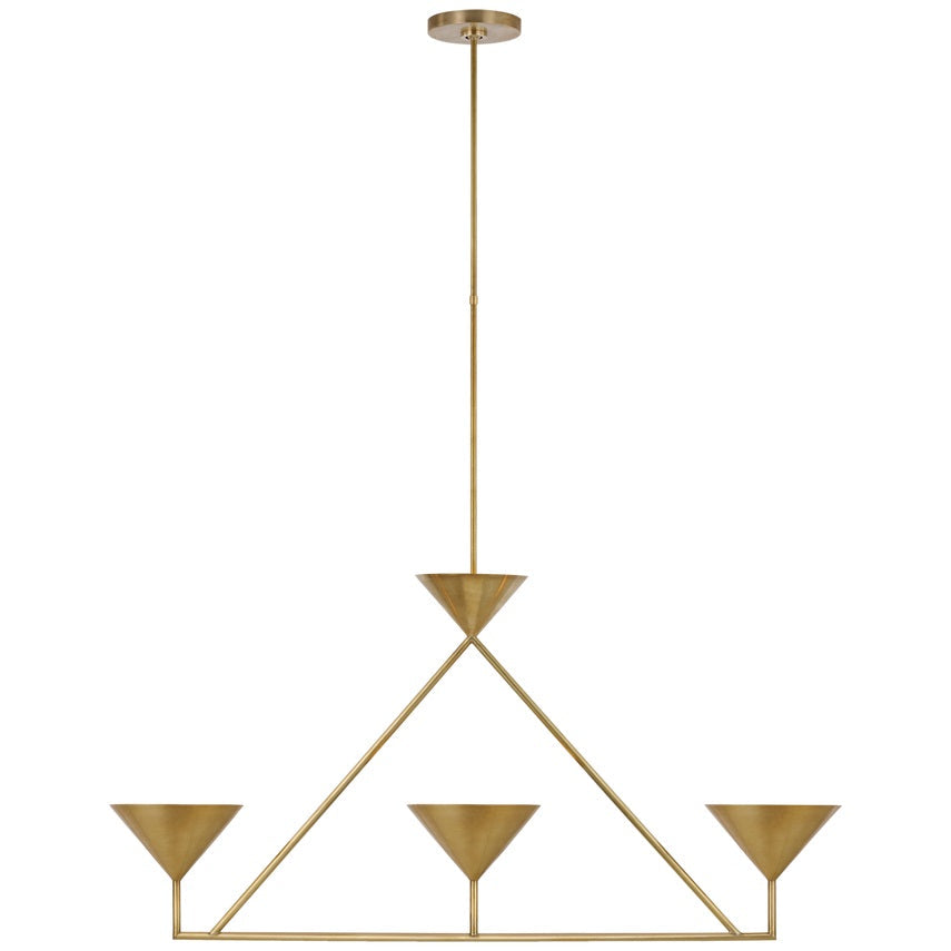 Ulveleth Lustre Métal Linéaire Minimaliste Moderne