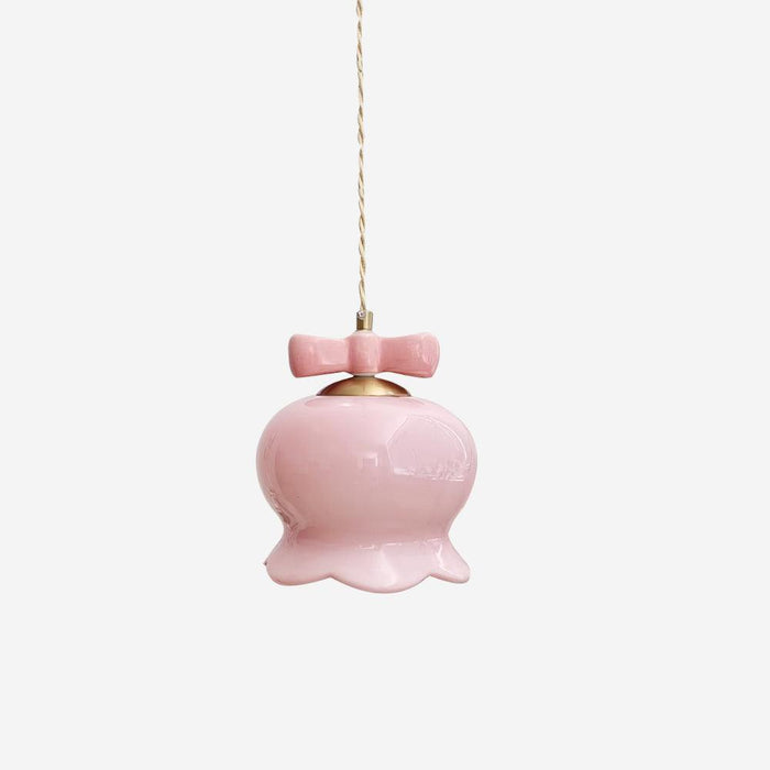 Orto Suspension Cloches de Fleurs avec Nœud