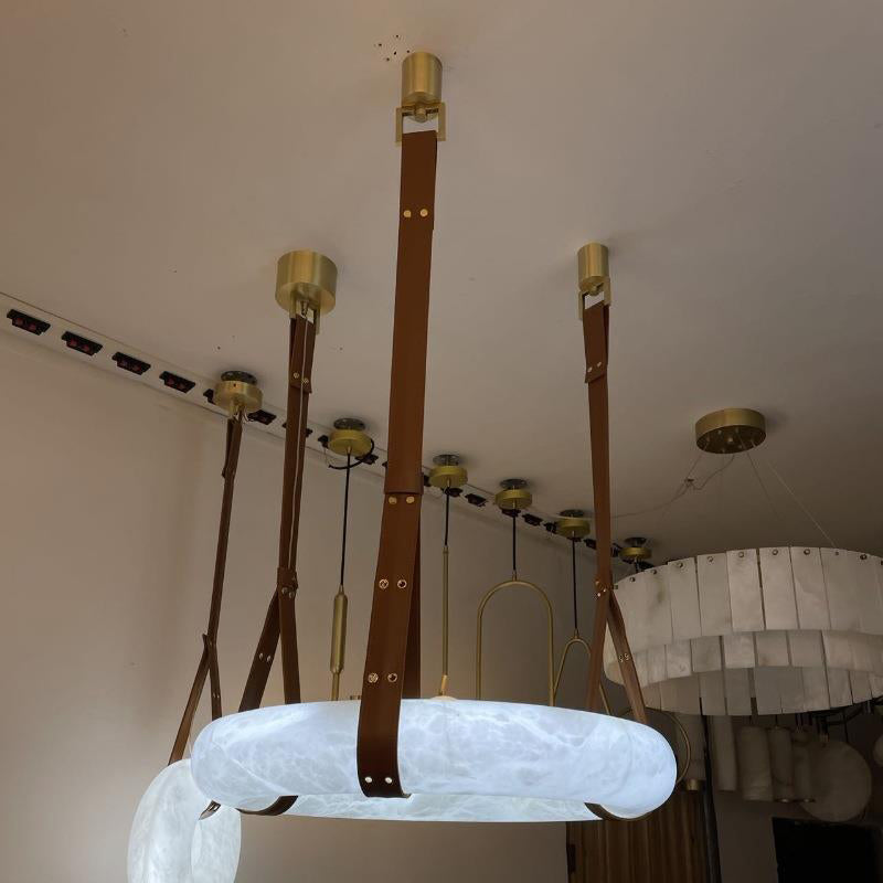 Luste Lustres Modernes en Albâtre