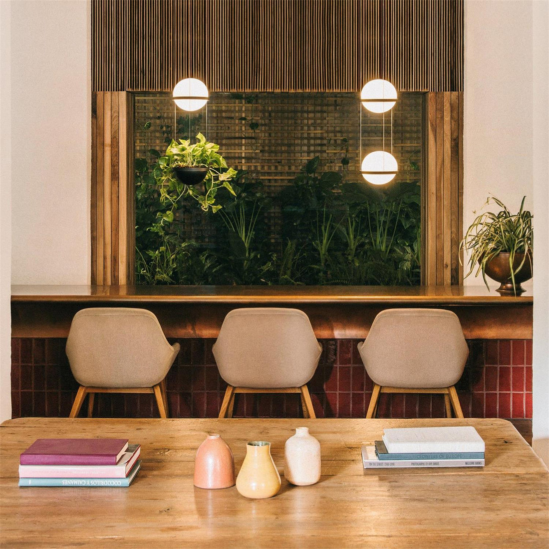 Vacaria Suspension Métal Plastique Minimaliste Moderne