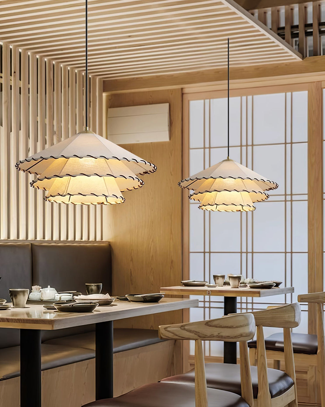 Vionel Suspension Moderne en Tissu à Fiche