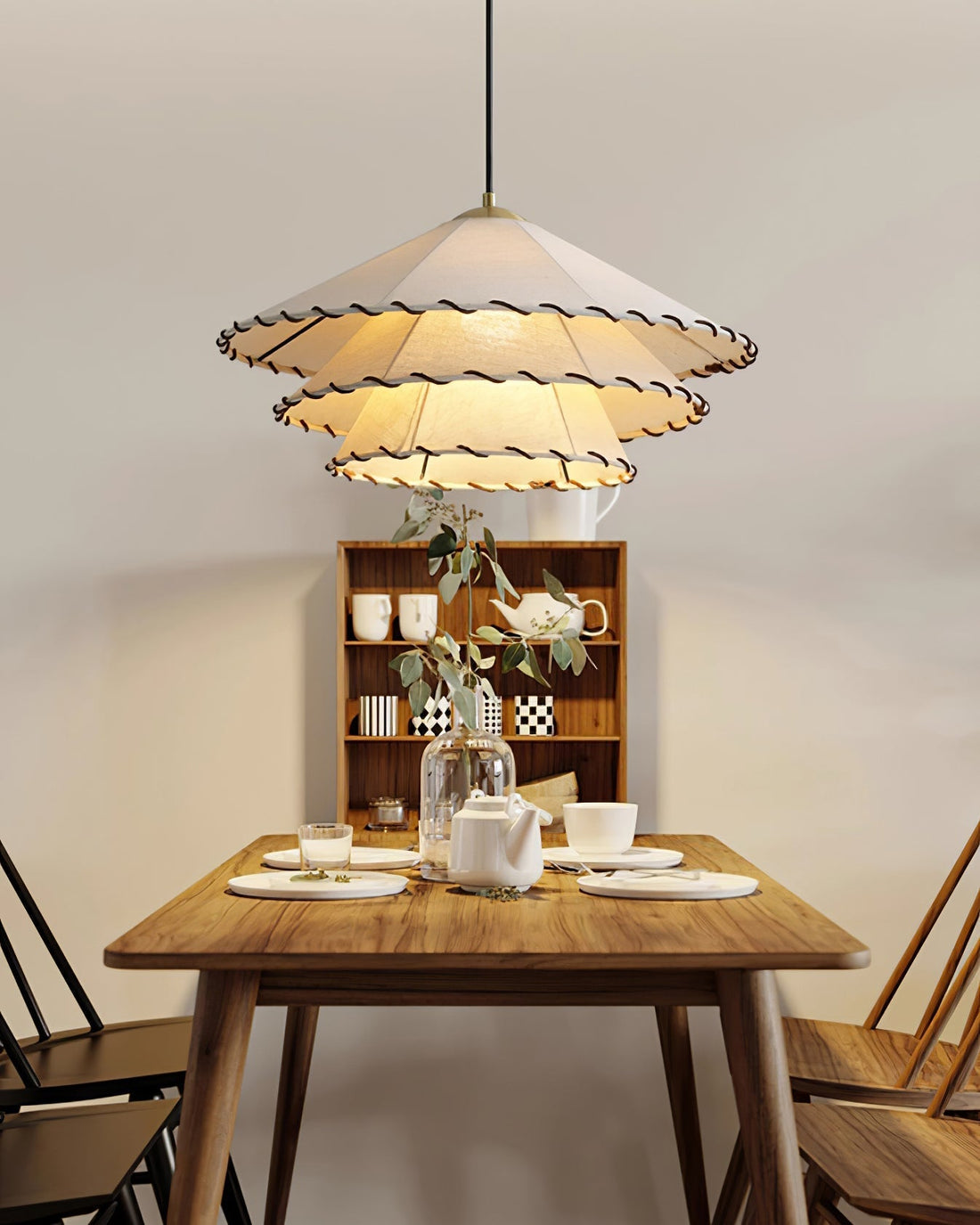 Vionel Suspension Moderne en Tissu à Fiche