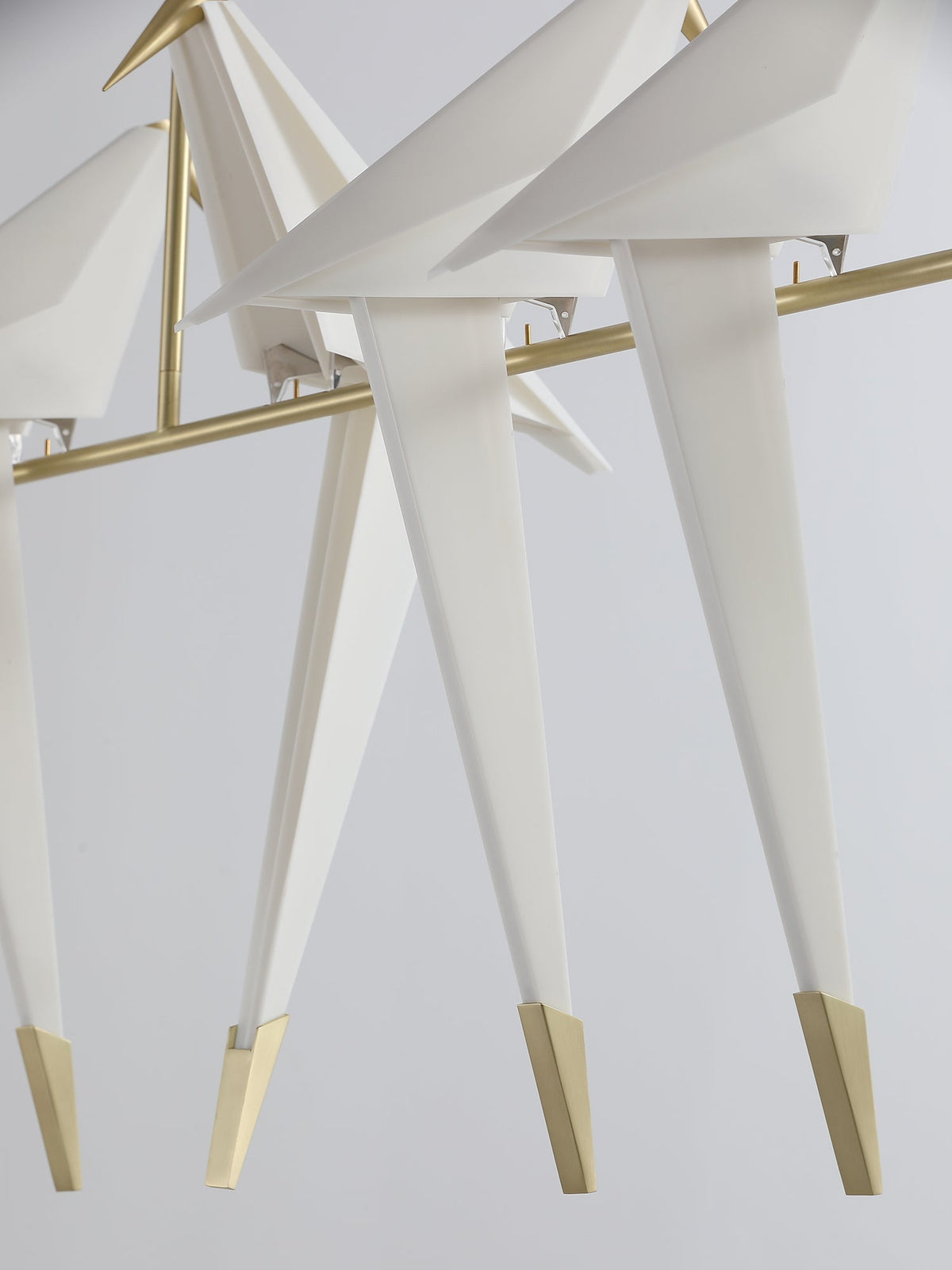 Lustra Lustre Grue en Papier Sculpturale LED