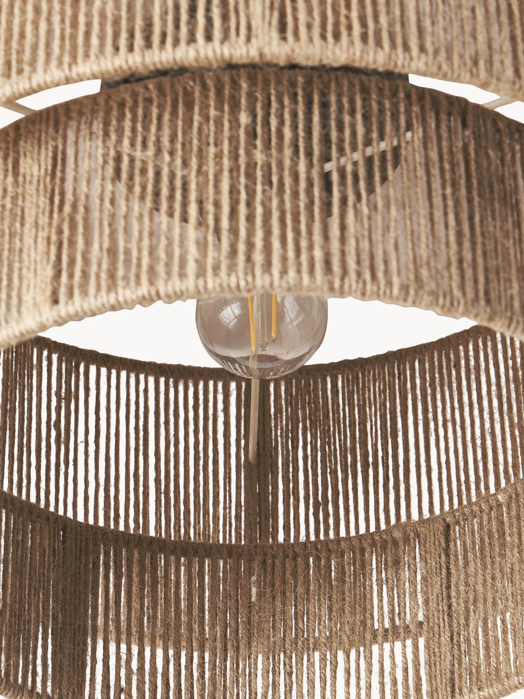 Casora Lampe de Plafond Classique Art en Corde Naturelle