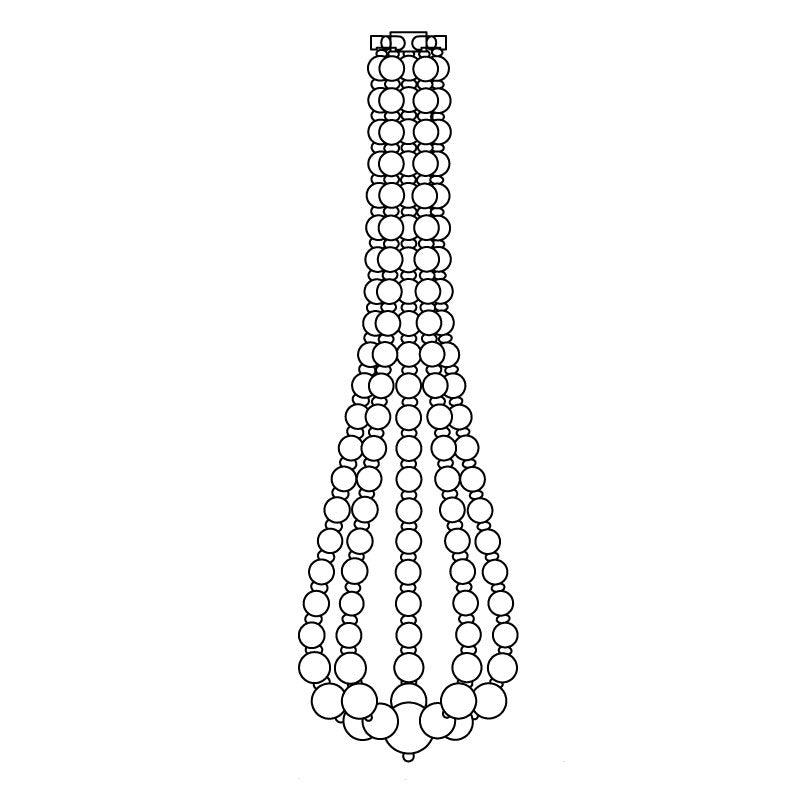 Petal Lustre Collier de Perles Luxueux