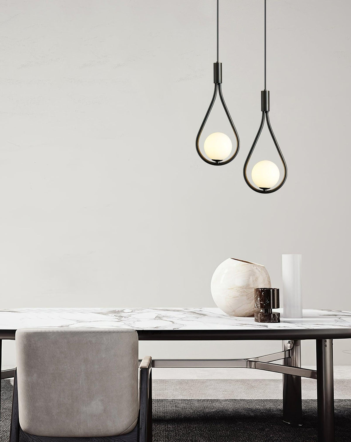 Droplet Suspension en Laiton Moderne