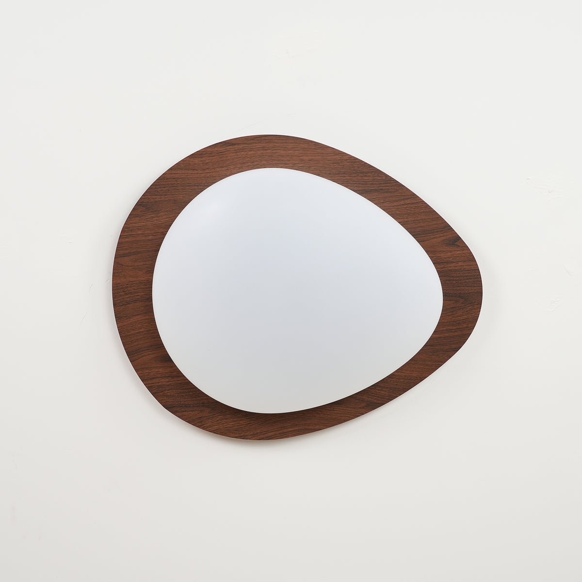 Solara Plafonnier Galet en Noyer Acrylique LED