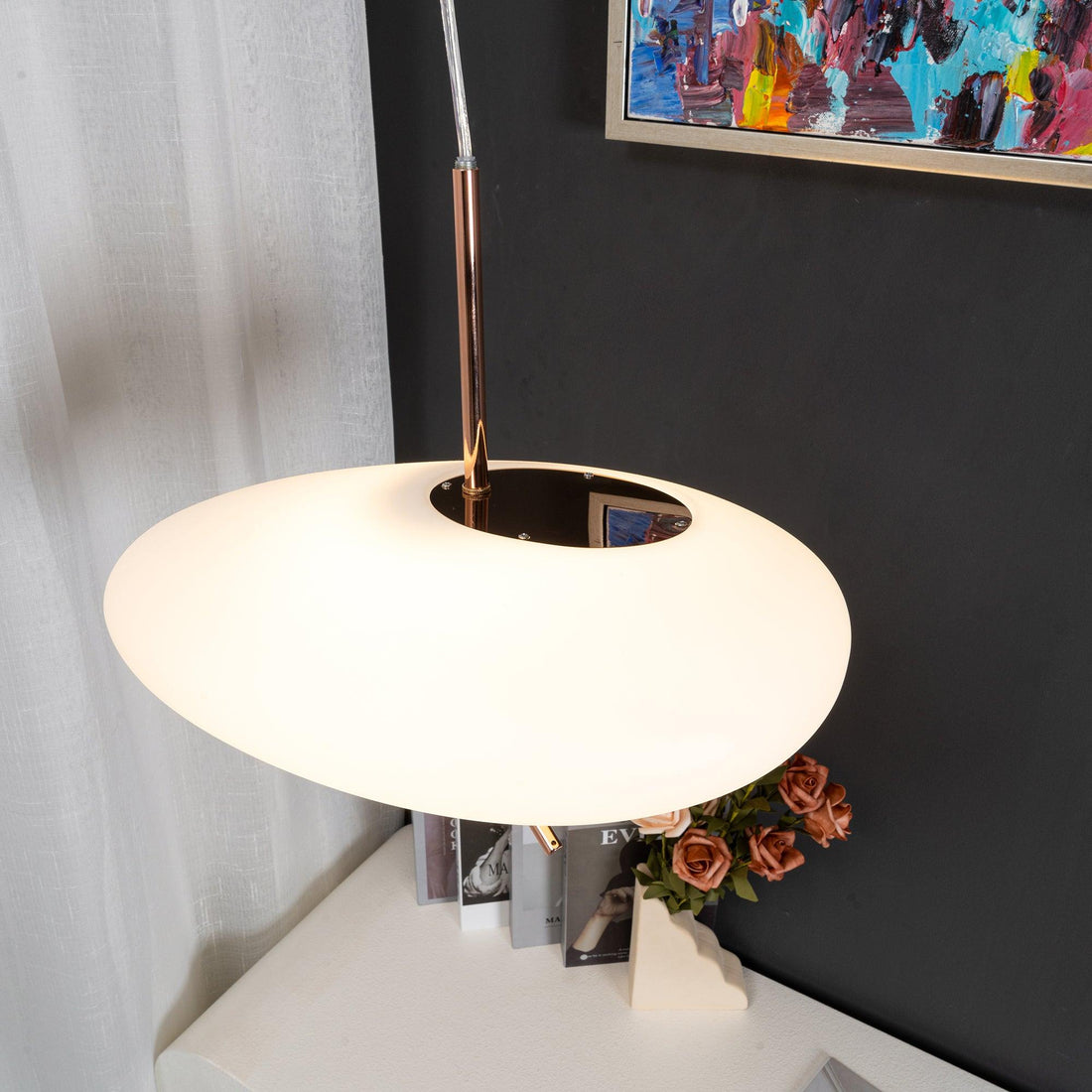 Oneli Suspension Galet Doré Rosé