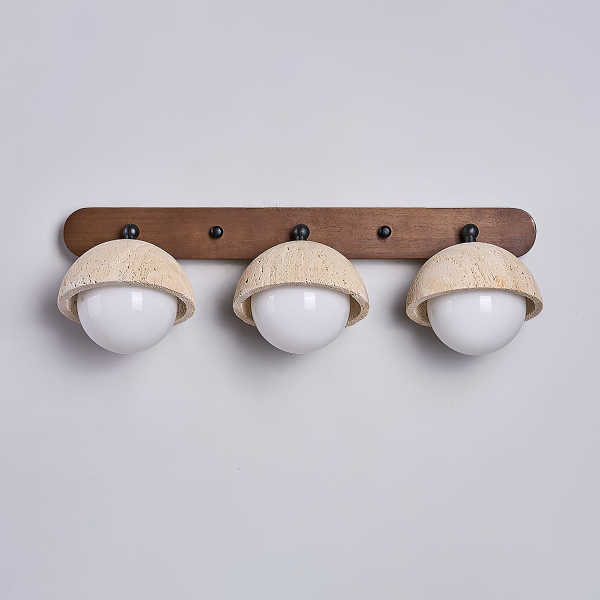 Vodora Applique Murale Moderne En Bois Et Travertin