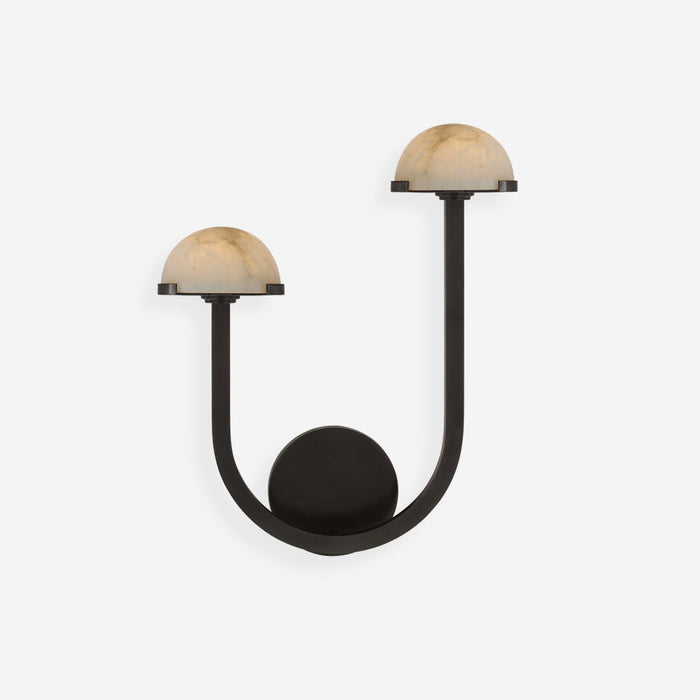 Luste Applique Murale Asymétrique en Albâtre
