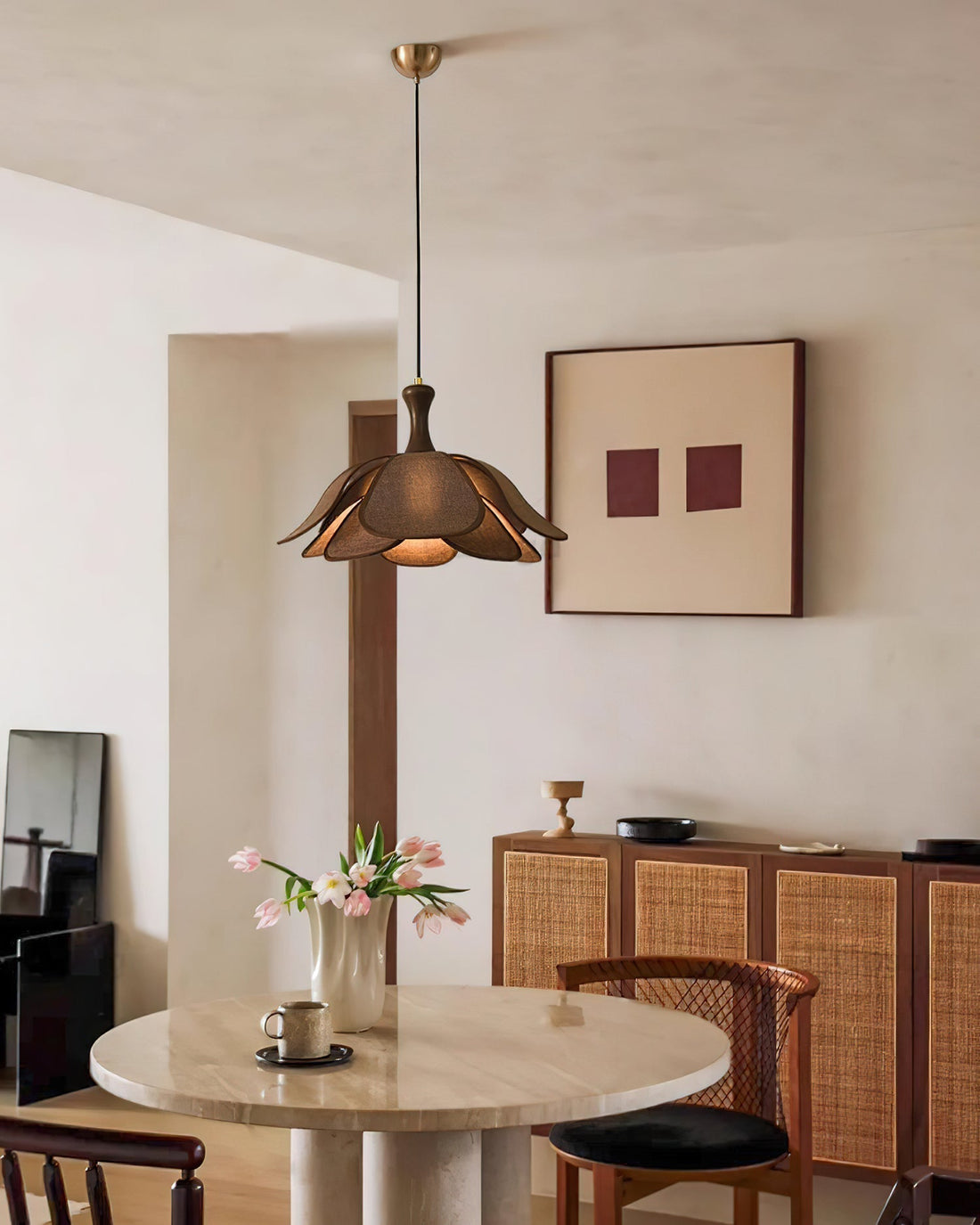 Petalia Lampe Suspension Pétale Organique