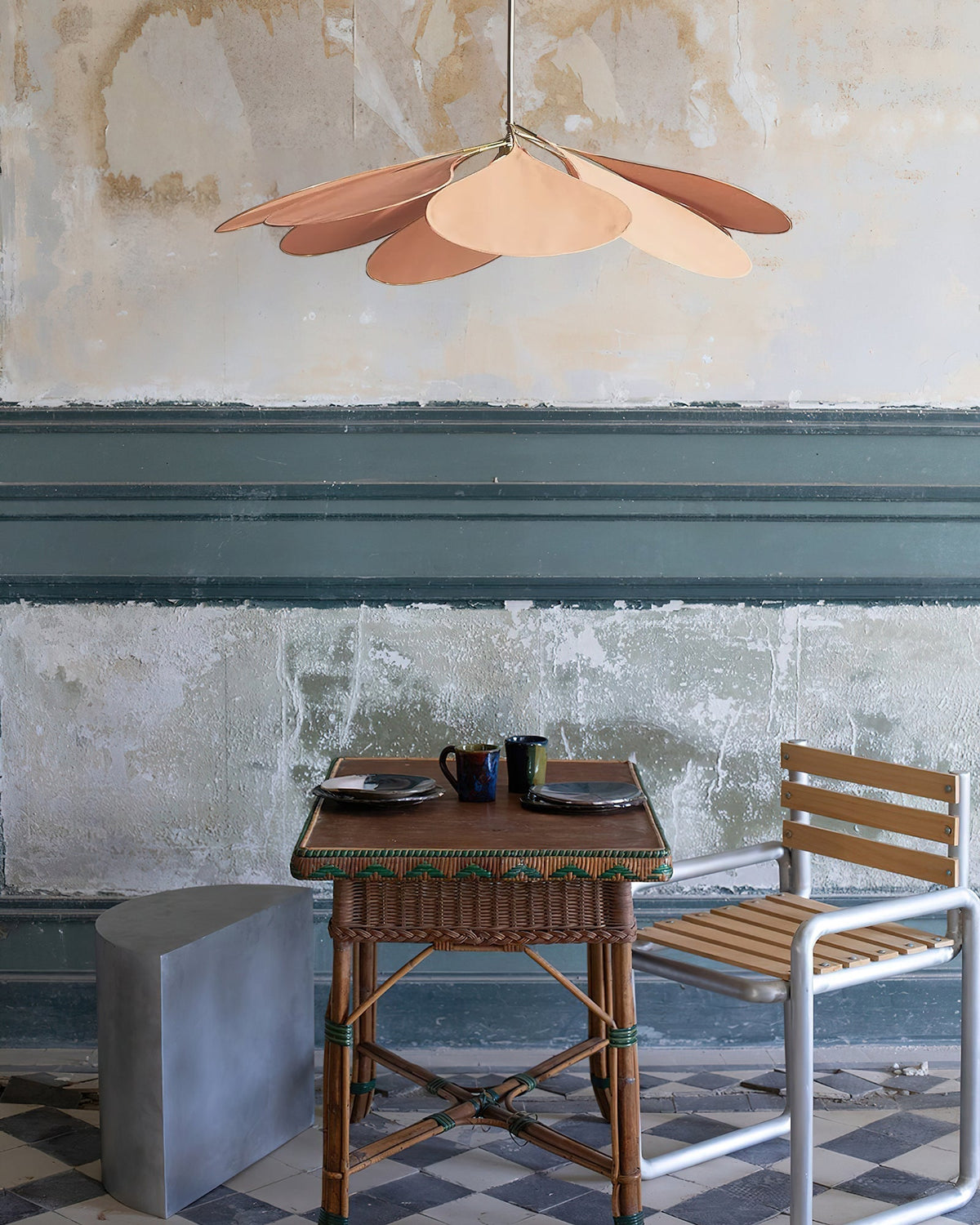 Zephyian Fabric Floral Pendant Lamp