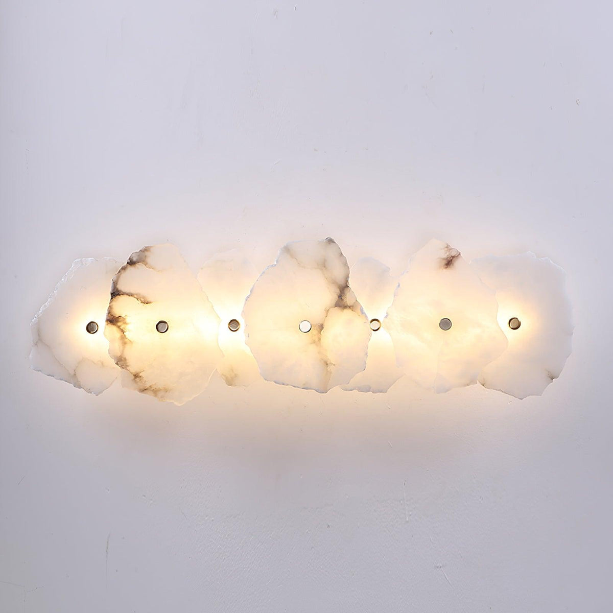 Cevra Applique Murale Fleur en Albâtre
