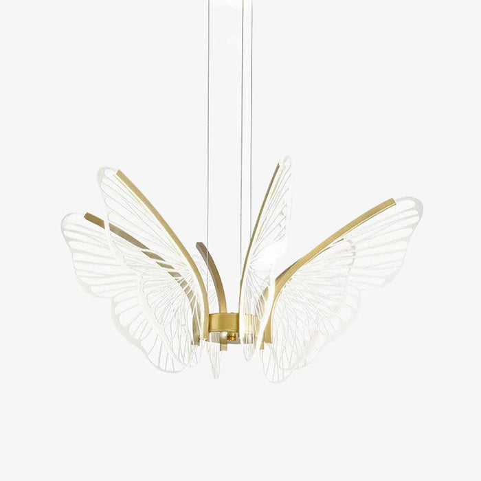 Lustra Lustre en Acrylique Ailes de Papillon