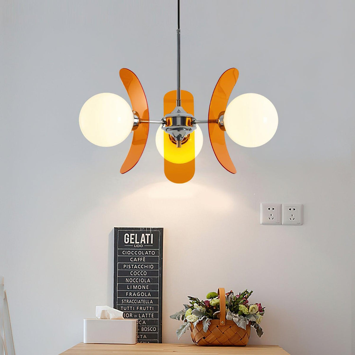 Lustra Lustre en Verre Moderne Chrome Élégant