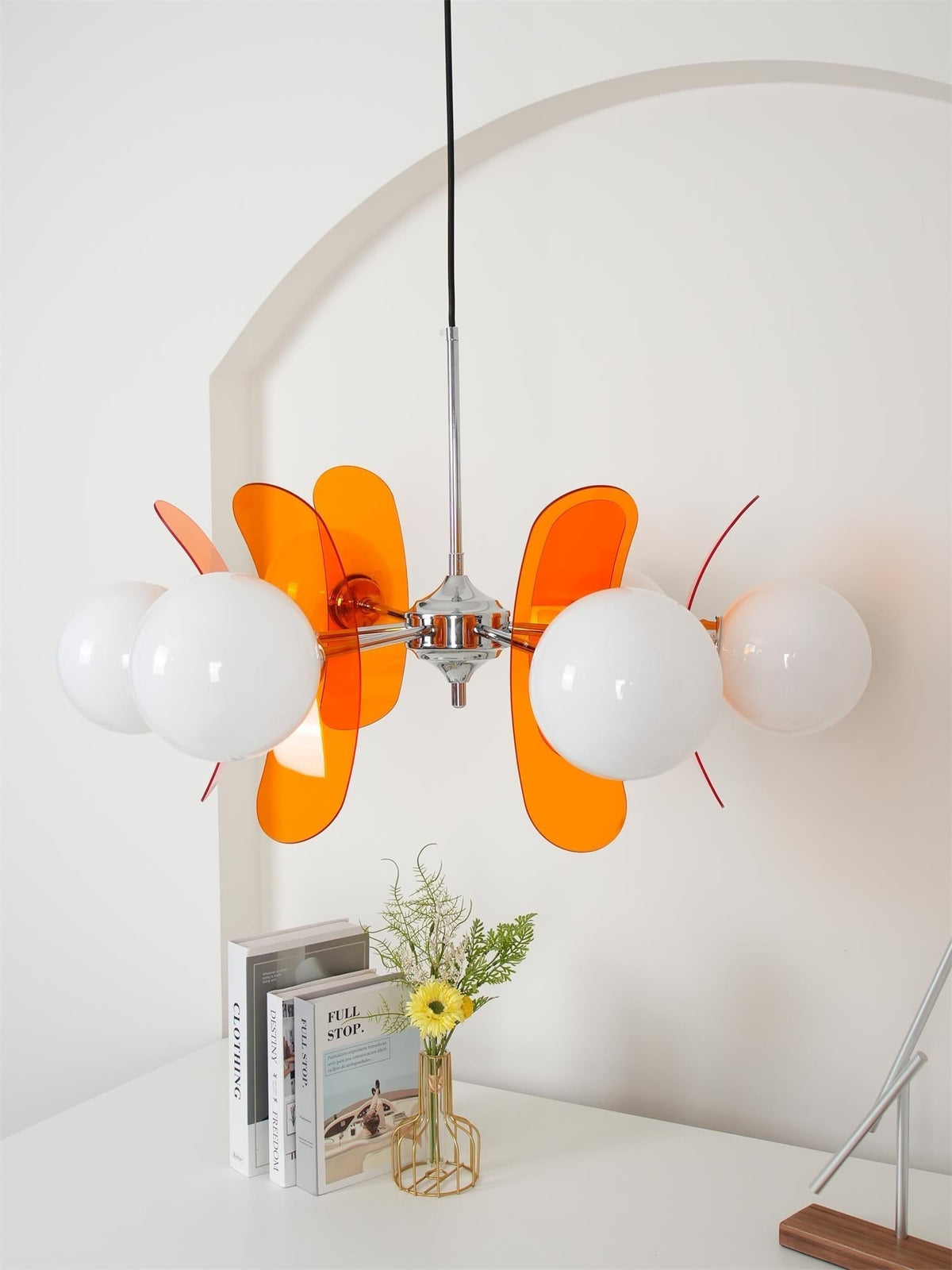 Lustra Lustre en Verre Moderne Chrome Élégant