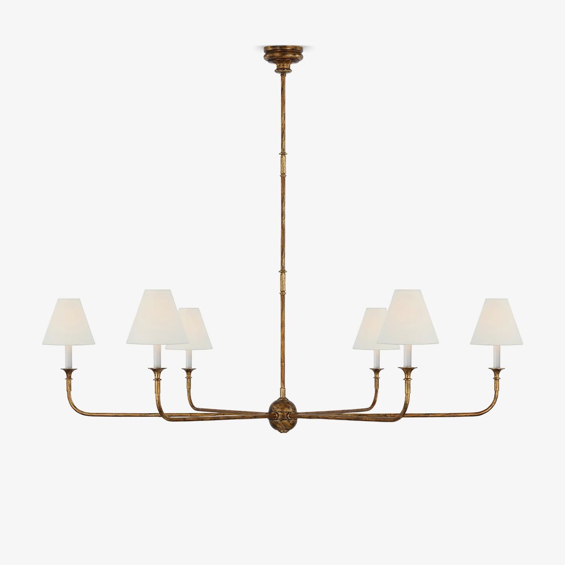 Lustra Suspension Lampe Bougie Noire Évasée