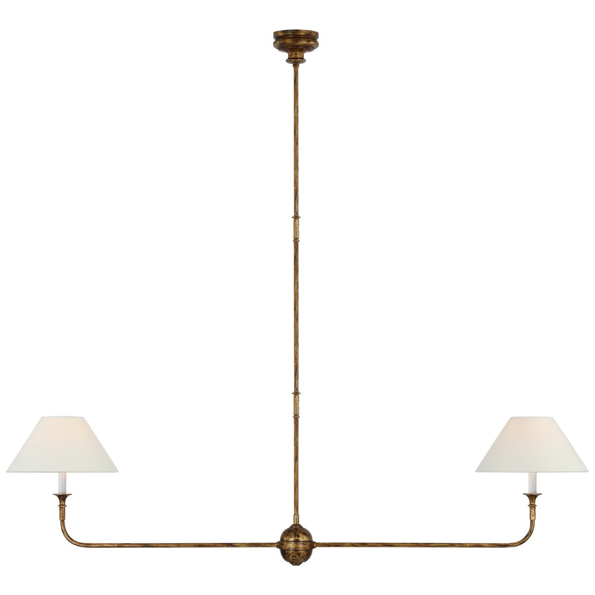 Lustra Suspension Lampe Bougie Noire Évasée