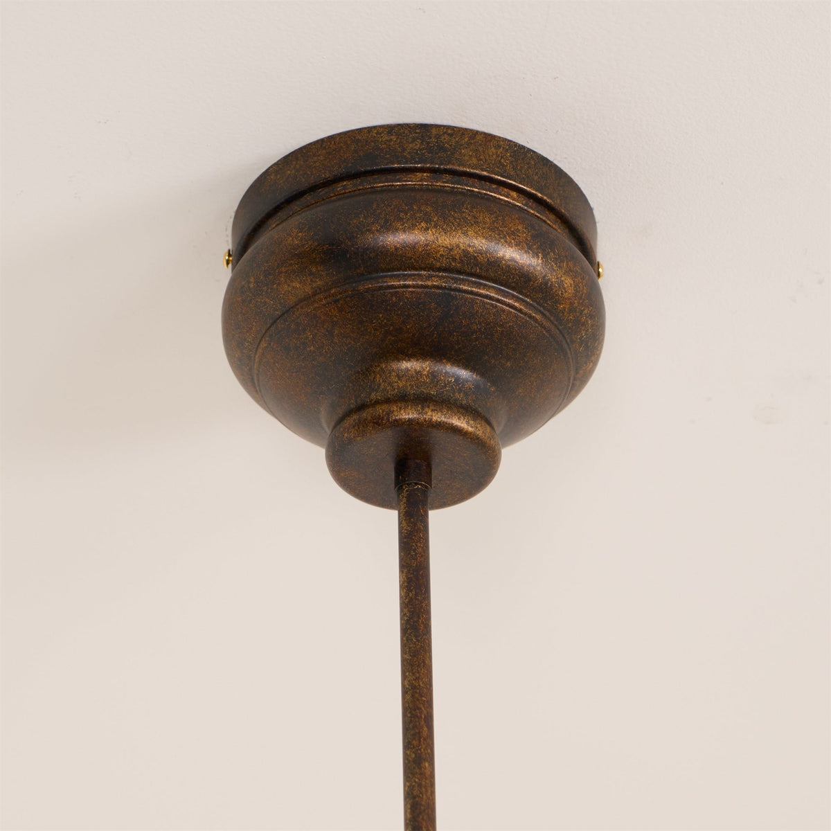 Lustra Suspension Lampe Bougie Noire Évasée
