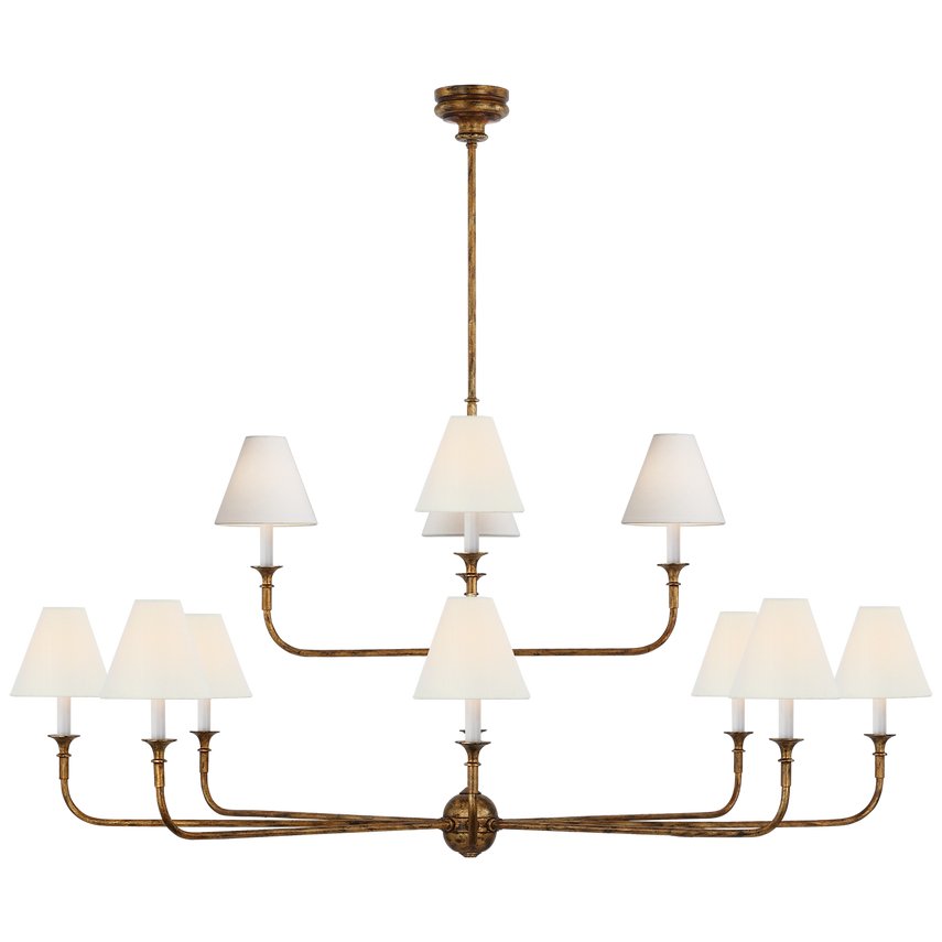 Lustra Suspension Lampe Bougie Noire Évasée