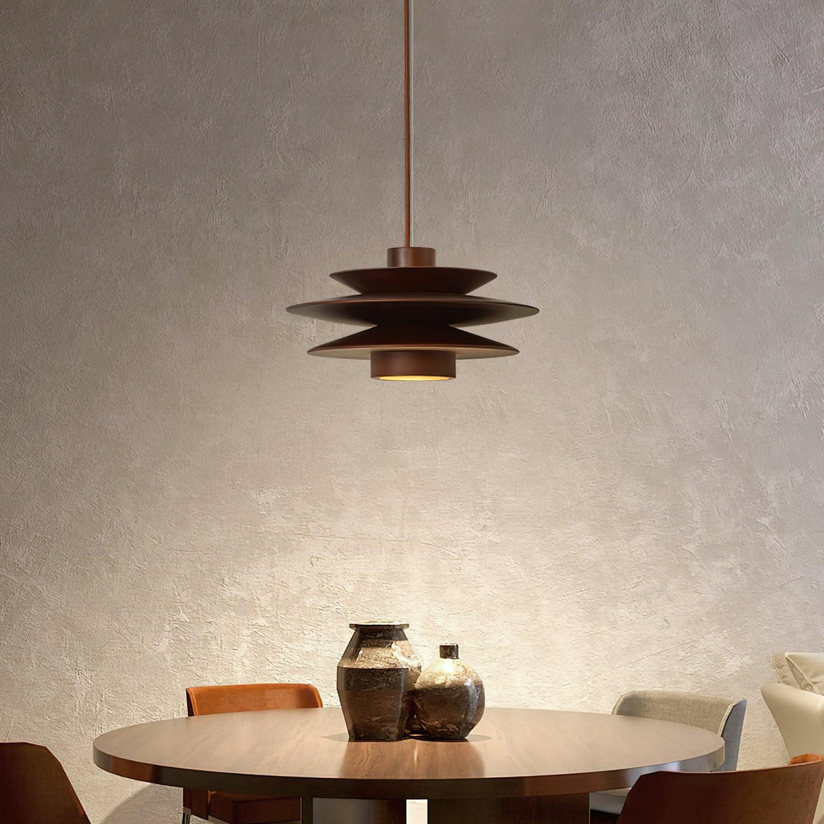 Axis Suspension en Noyer Mid-Century