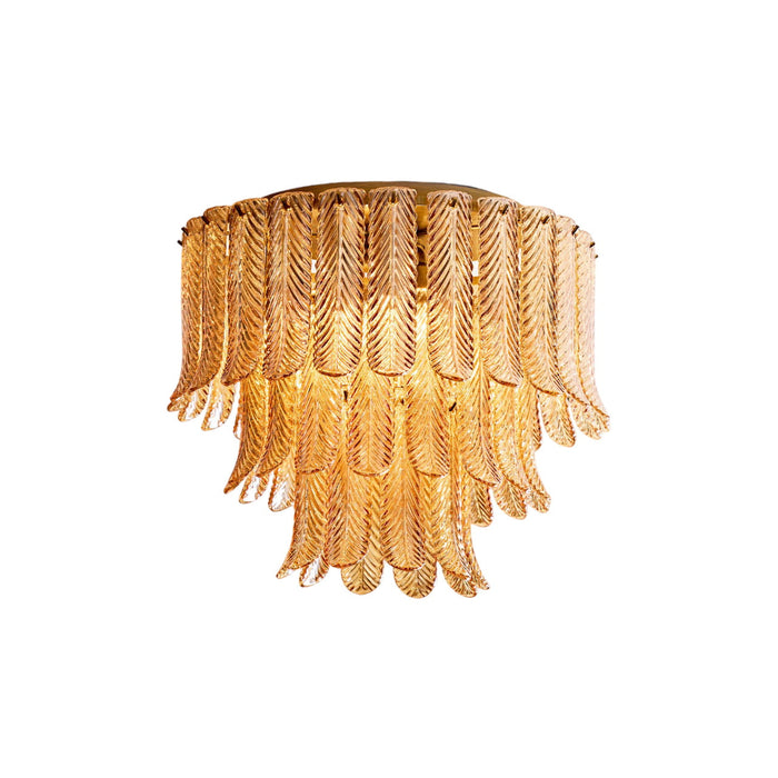 Vosolara Plafonnier Laiton Verre Luxe