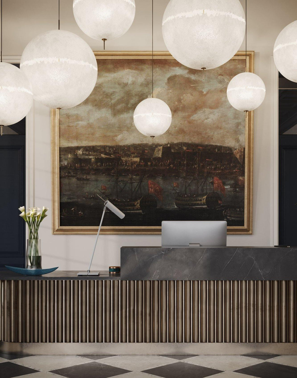 Bravura Futuristic Pendant Lamp