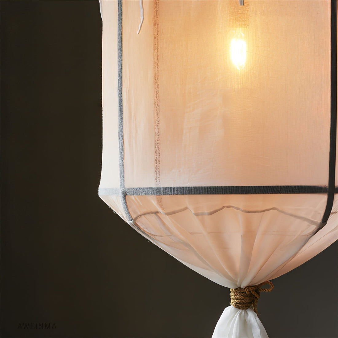 Lioraren Suspension Tissu Bohème