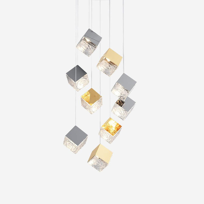 Arco Lustre Cubique Géométrique Artistique