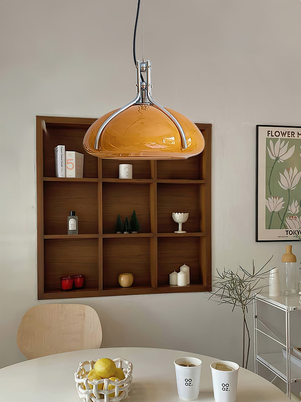 Ernorora Premium Nordic Art Verre Suspension Lumière
