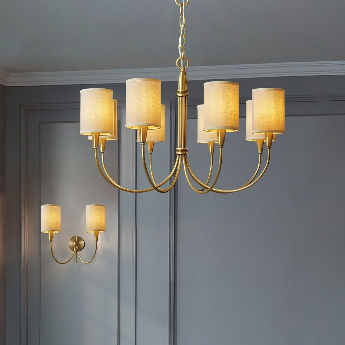 Armira Lustre Industriel Vintage En Tissu