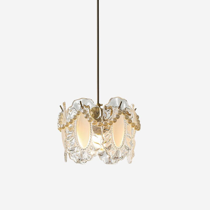 Elysia Lampe Suspension Abat-jour en Verre