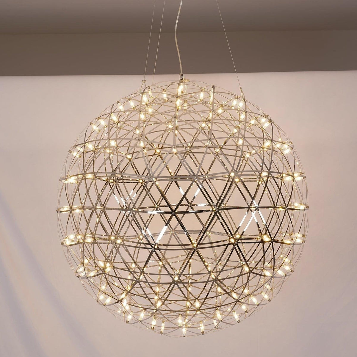Ivthayra Suspension Boule Dorée de Luxe Postmoderne