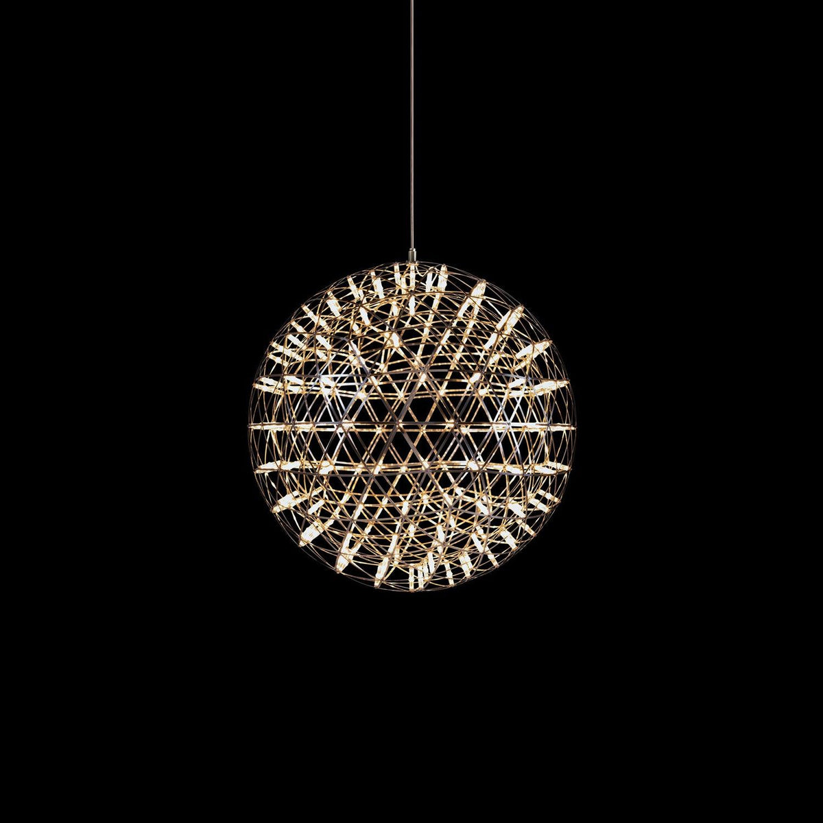 Ivthayra Suspension Boule Dorée de Luxe Postmoderne