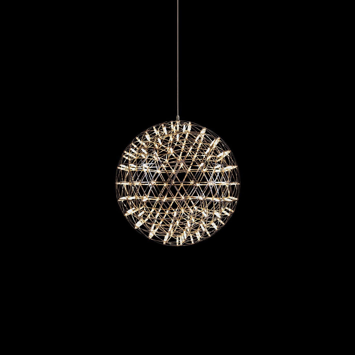 Ivthayra Suspension Boule Dorée de Luxe Postmoderne