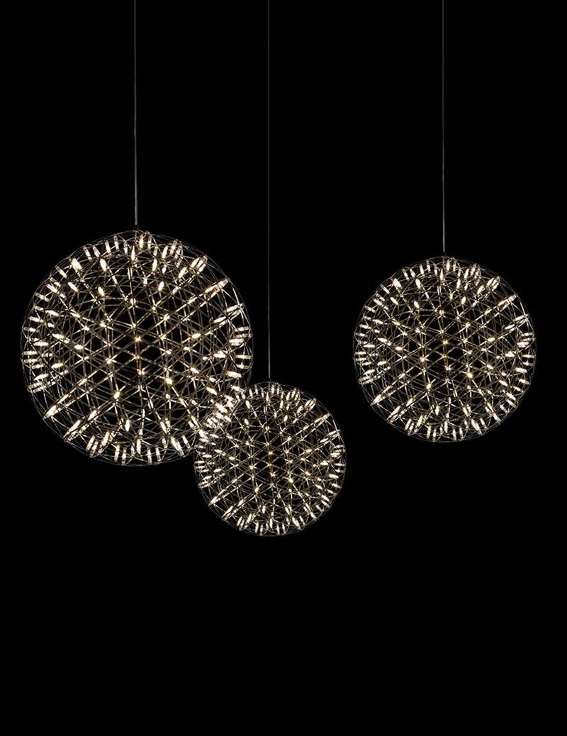 Ivthayra Suspension Boule Dorée de Luxe Postmoderne