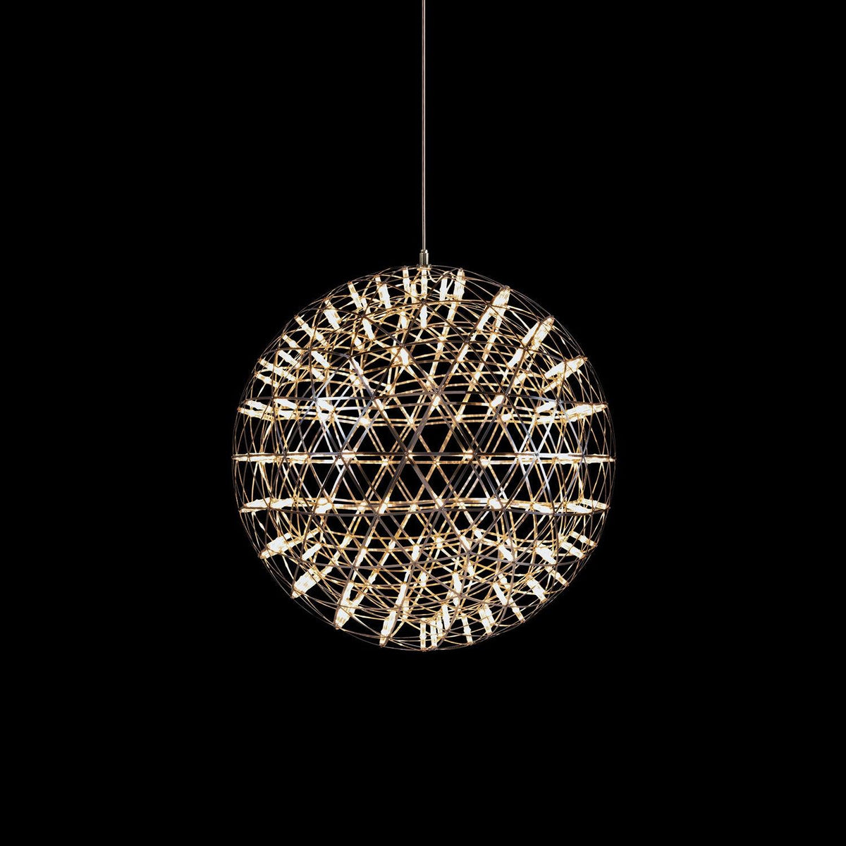 Ivthayra Suspension Boule Dorée de Luxe Postmoderne