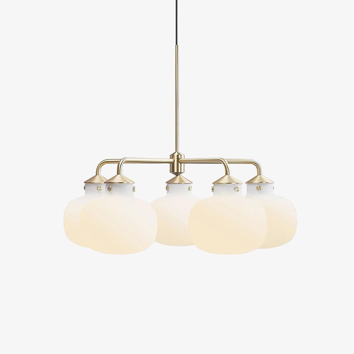 Halo Contemporary Glass Pendant Lamp