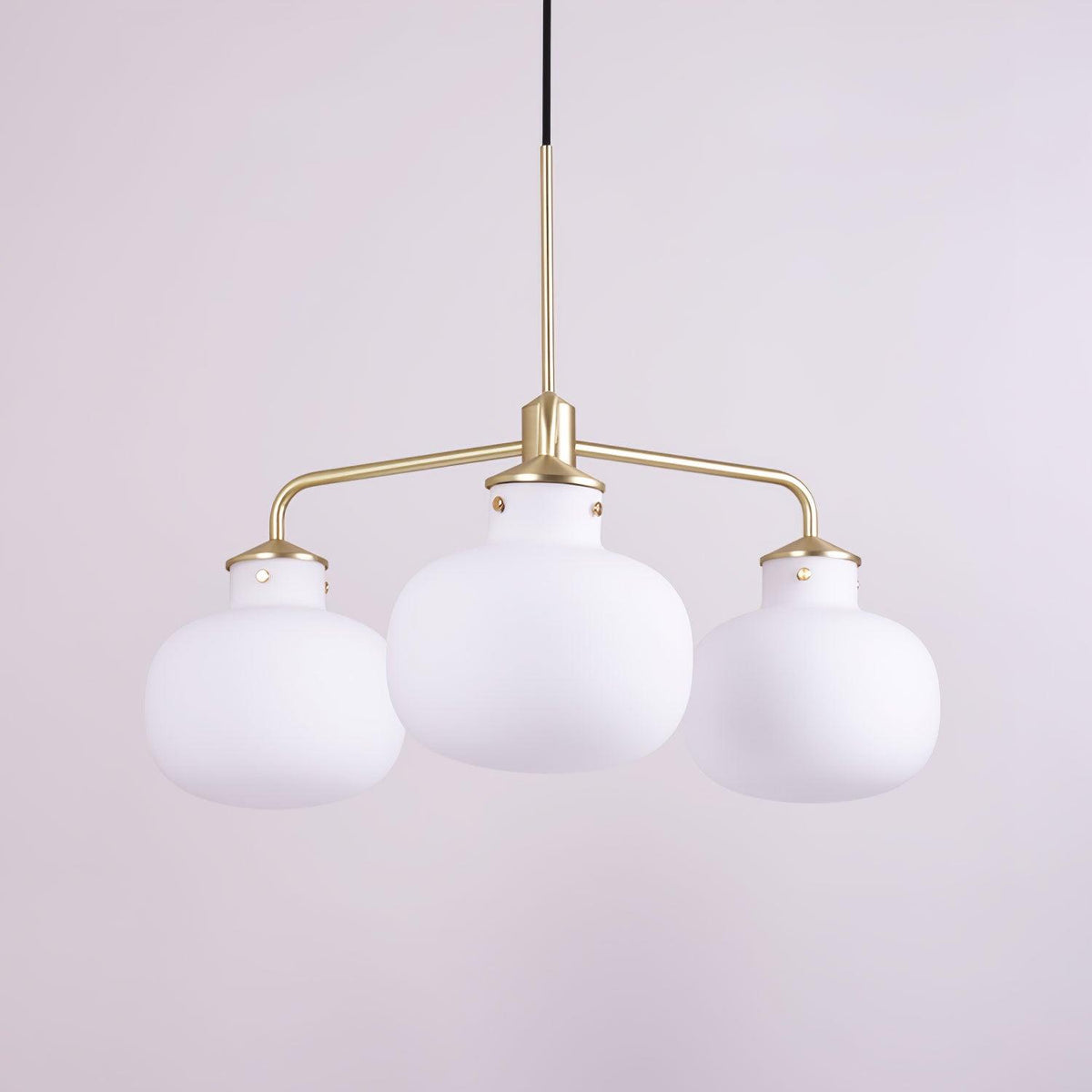 Halo Contemporary Glass Pendant Lamp