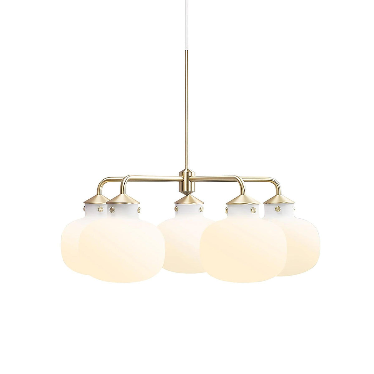 Halo Contemporary Glass Pendant Lamp