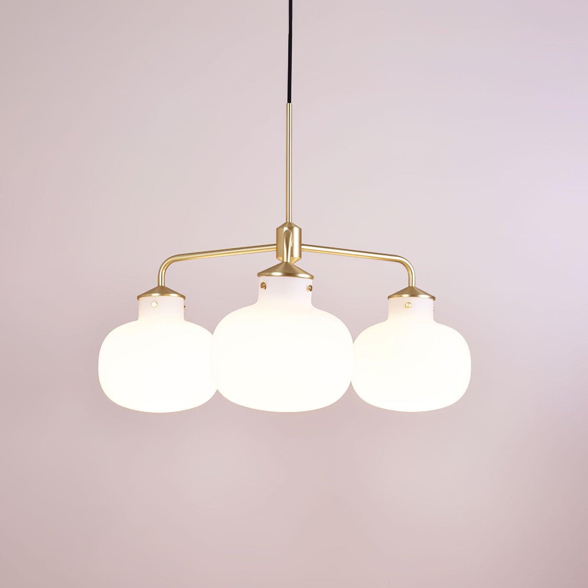 Halo Contemporary Glass Pendant Lamp
