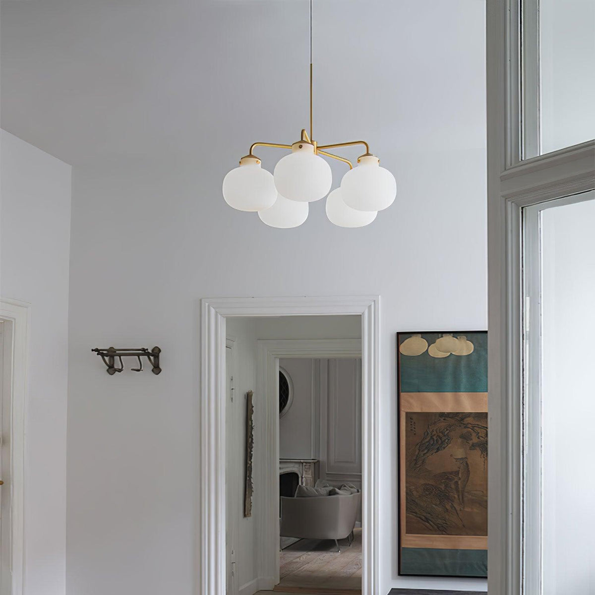 Halo Contemporary Glass Pendant Lamp