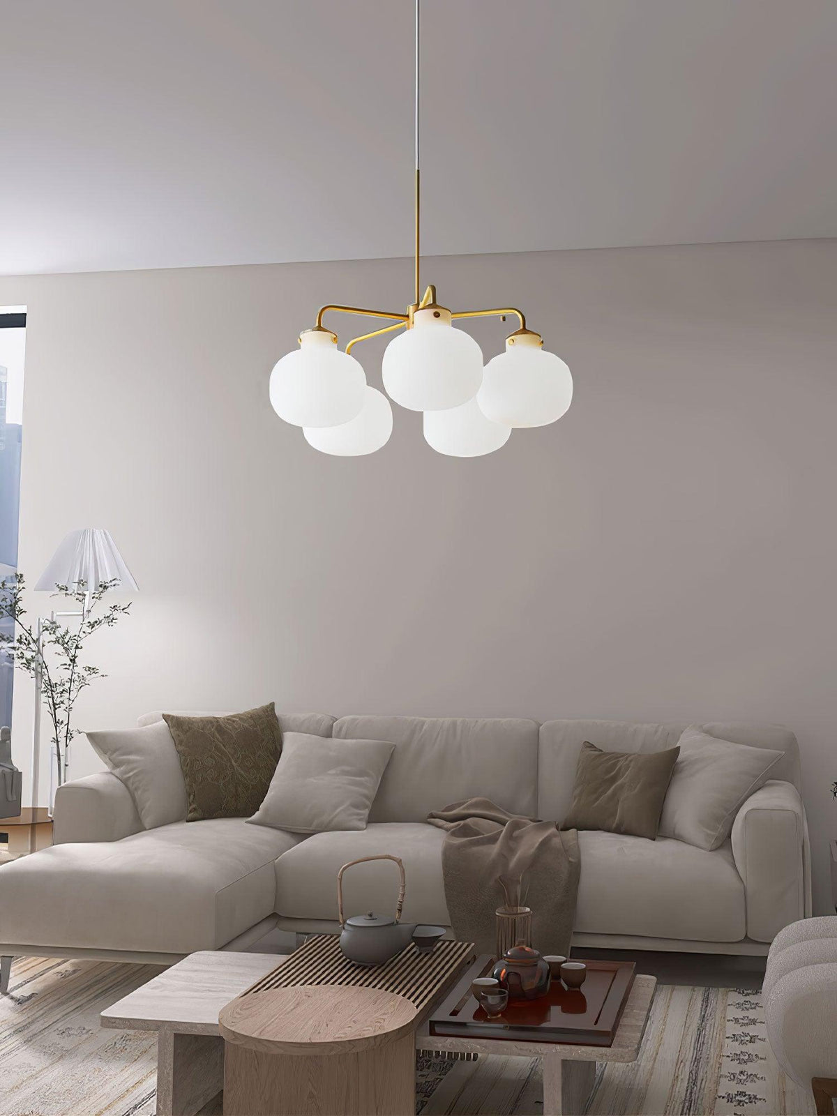 Halo Contemporary Glass Pendant Lamp