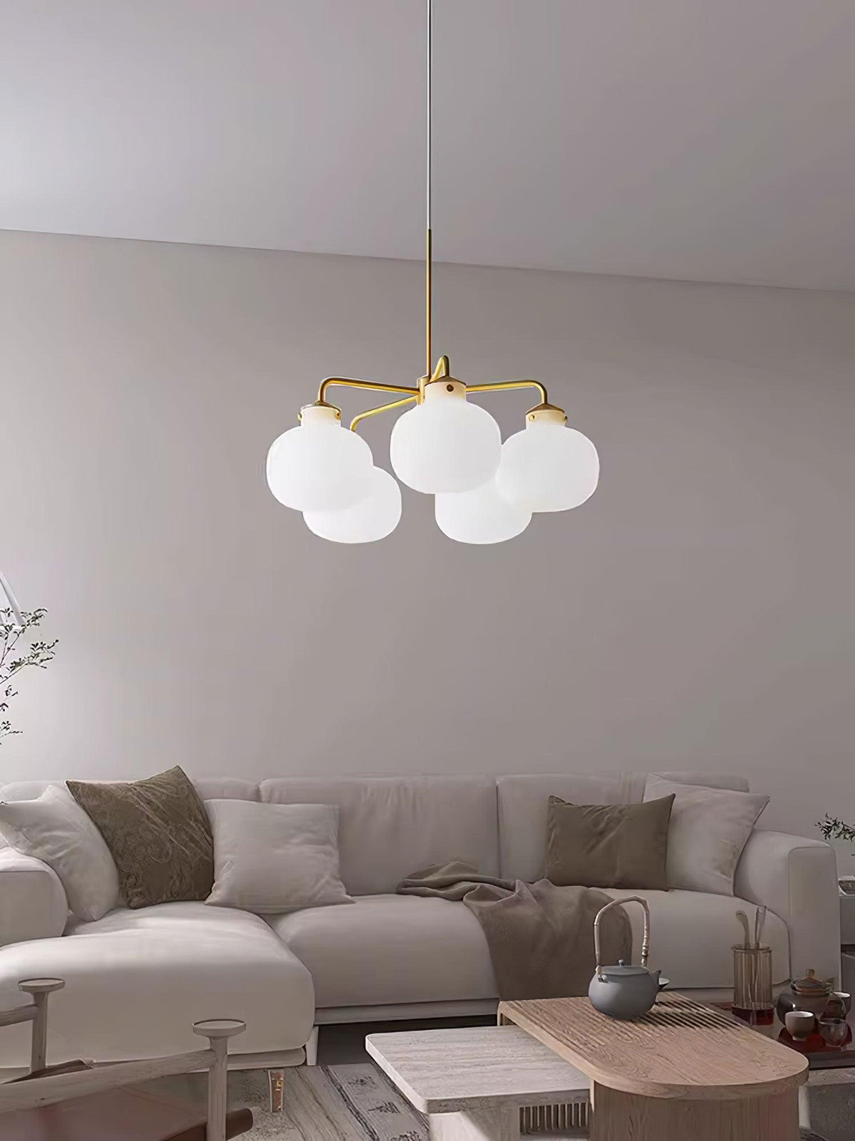 Halo Contemporary Glass Pendant Lamp